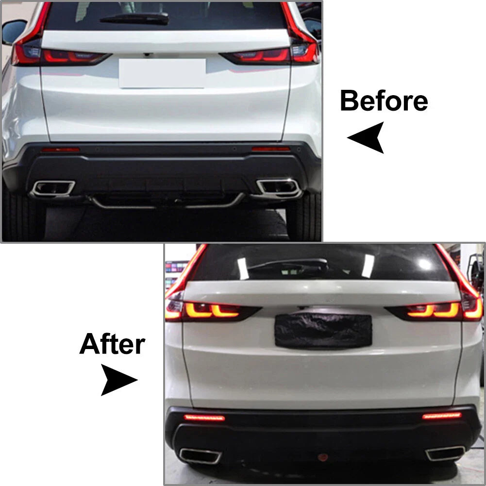 Rear Bumper Reflector DRL Brake Turn Signal Light for Honda CR-V (2023-2024)