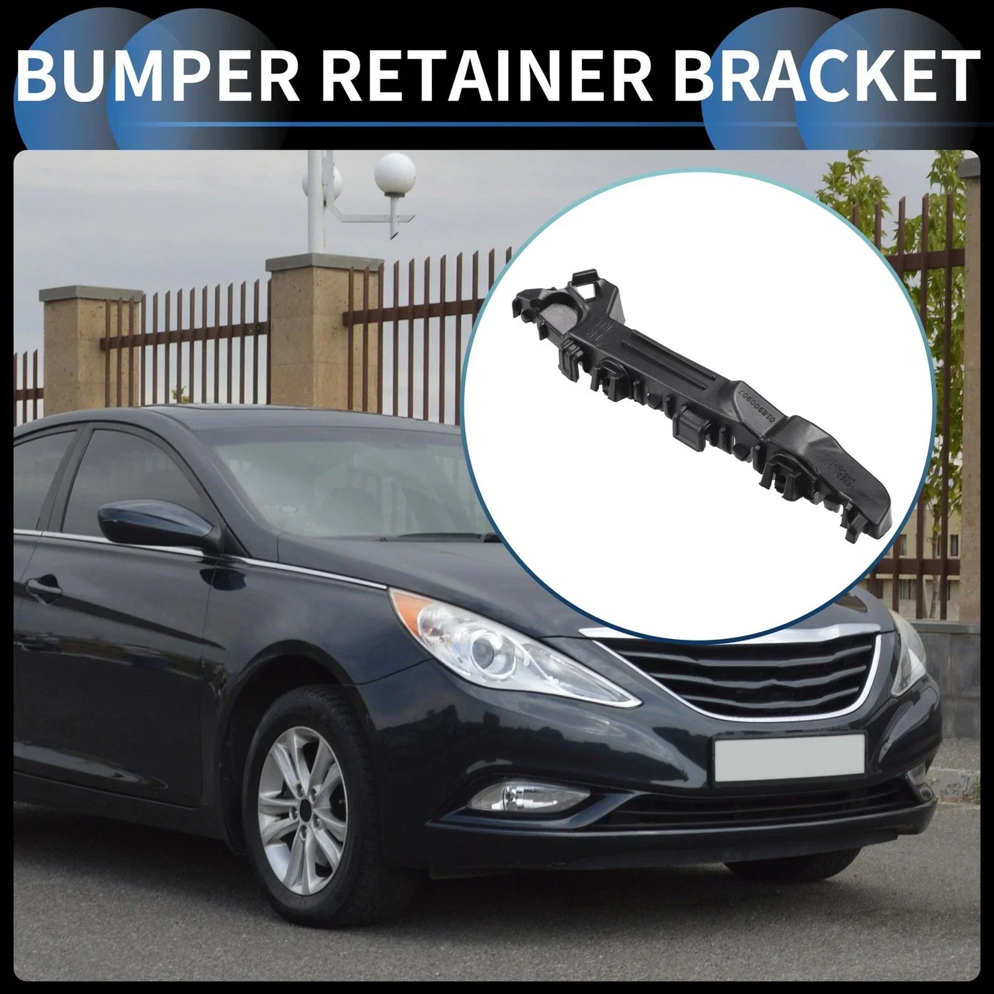 Right Front Bumper Retainer Bracket for Hyundai Sonata (2020-2023)