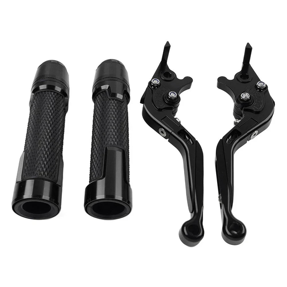 Folding Extendable Brake Clutch Levers & Handlebar Grips for BMW F900R (2020-2023)