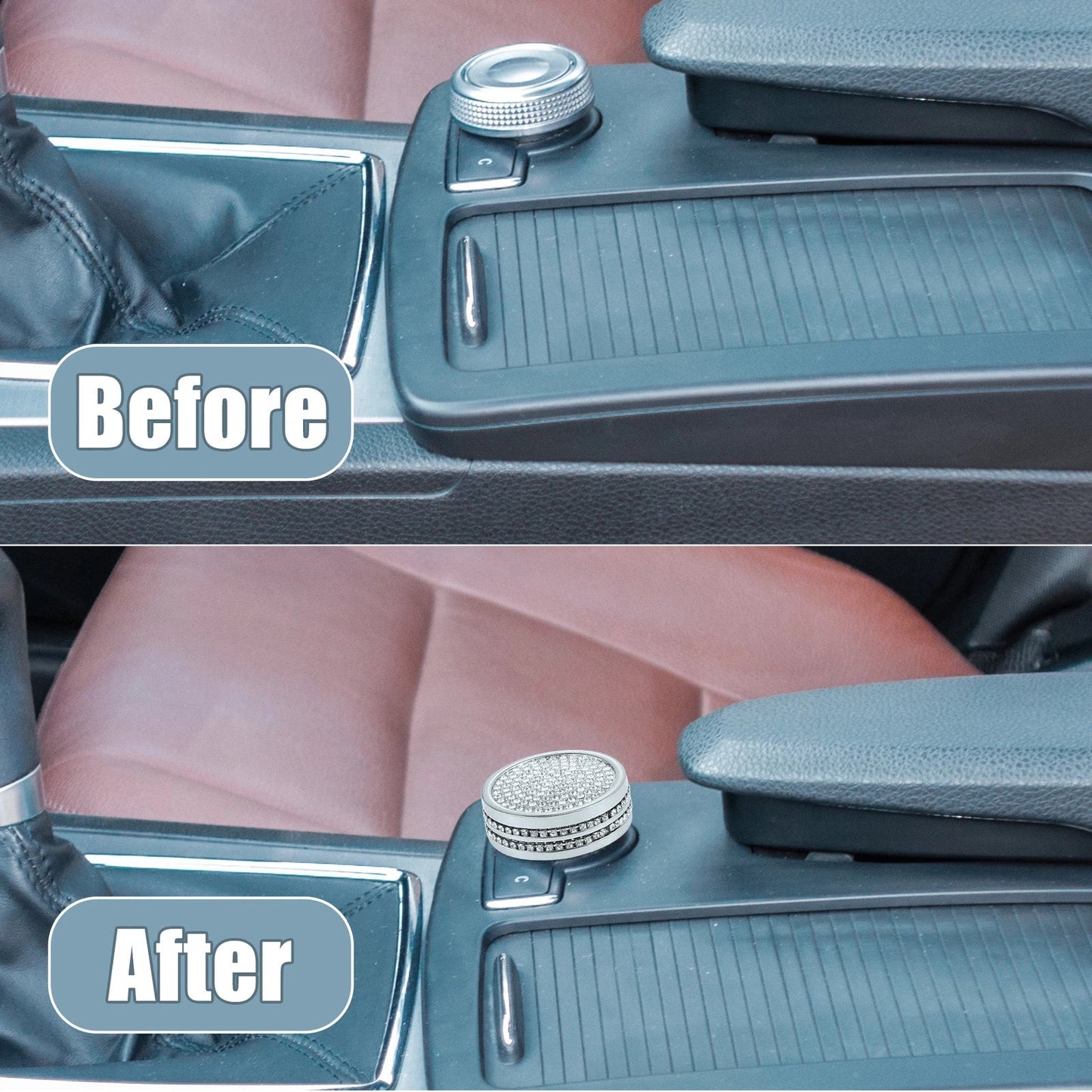 Multimedia Knob Cover for Mercedes-Benz C250 GLK300 GL400 (2012-2015)