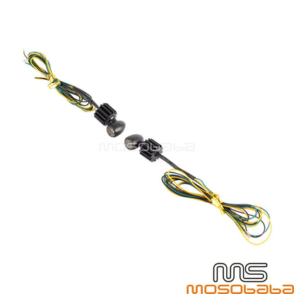 Super Mini Front LED Turn Signals for Harley Honda Yamaha Suzuki Kawasaki
