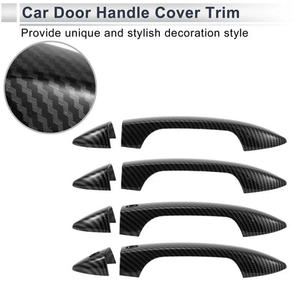 Door Handle Cover for Honda Accord (2018-2023) - Carbon Fiber Black