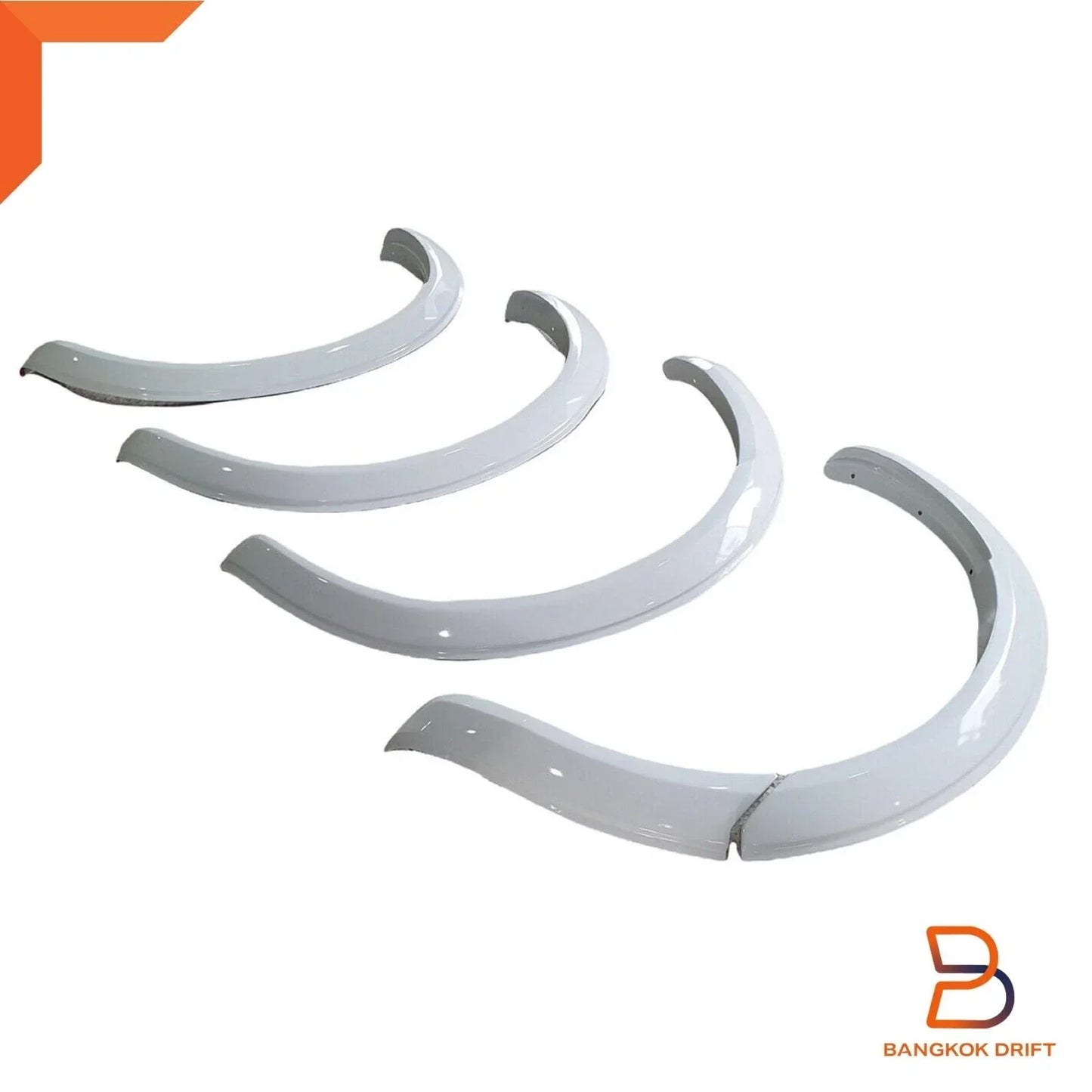 3" White Slim Fender Flares for Isuzu D-Max Ute (2020-2023)