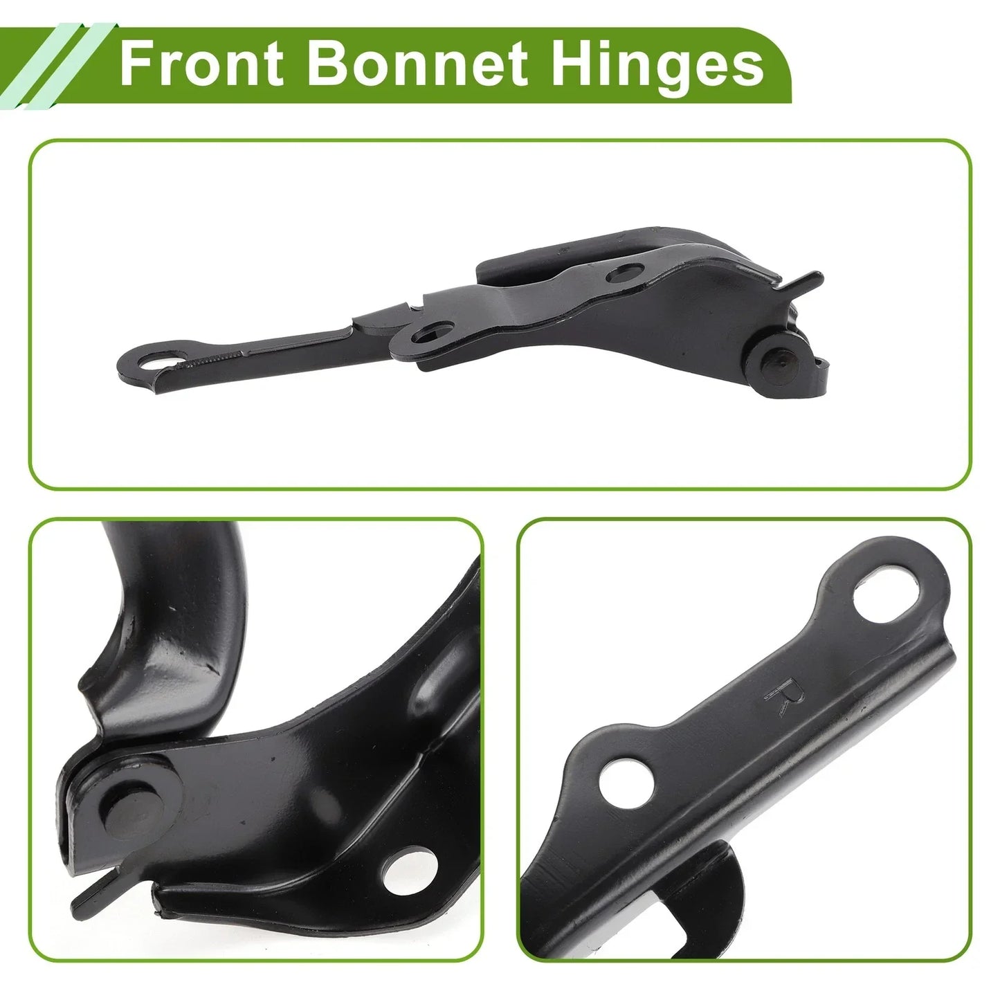 Hood Hinges for Toyota 4Runner Front Bonnet Bracket (2003-2009) - 1 Pair