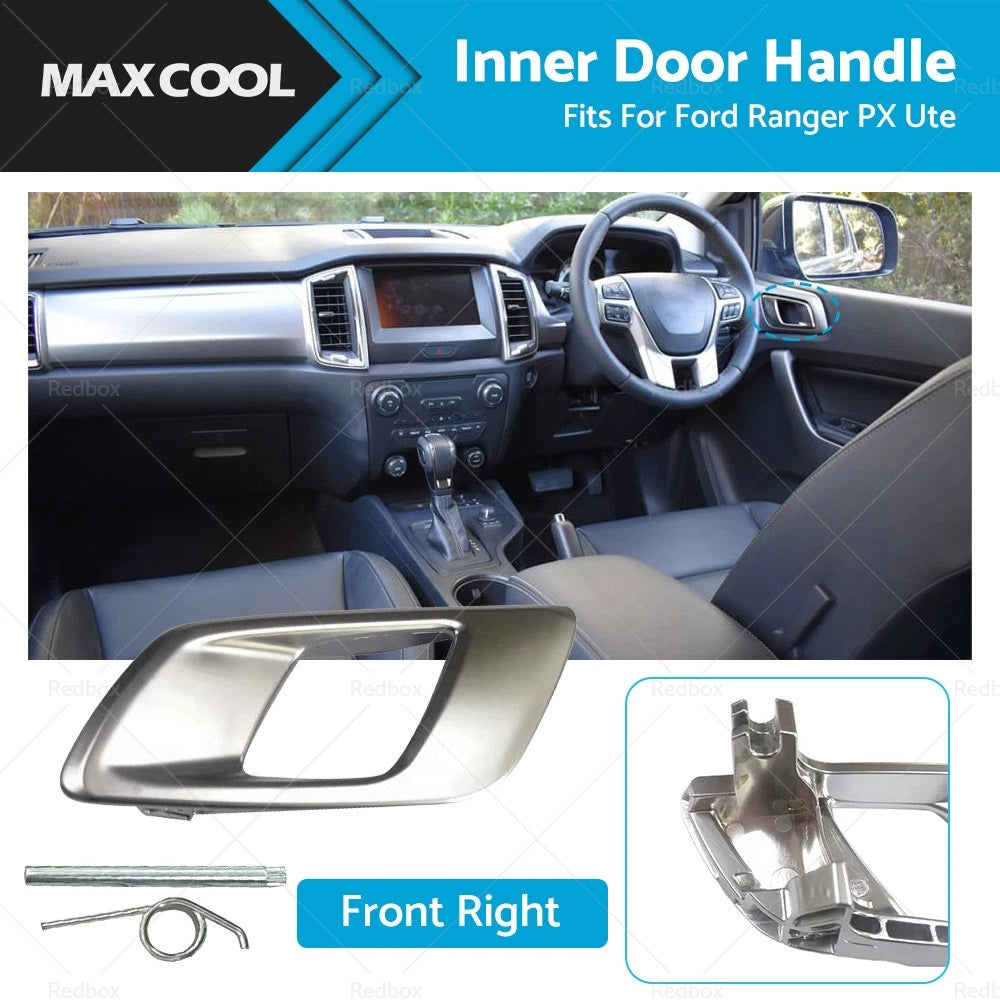 Dark Chrome Front Right Inner Door Handle for Ford Ranger PX (2011-2023)