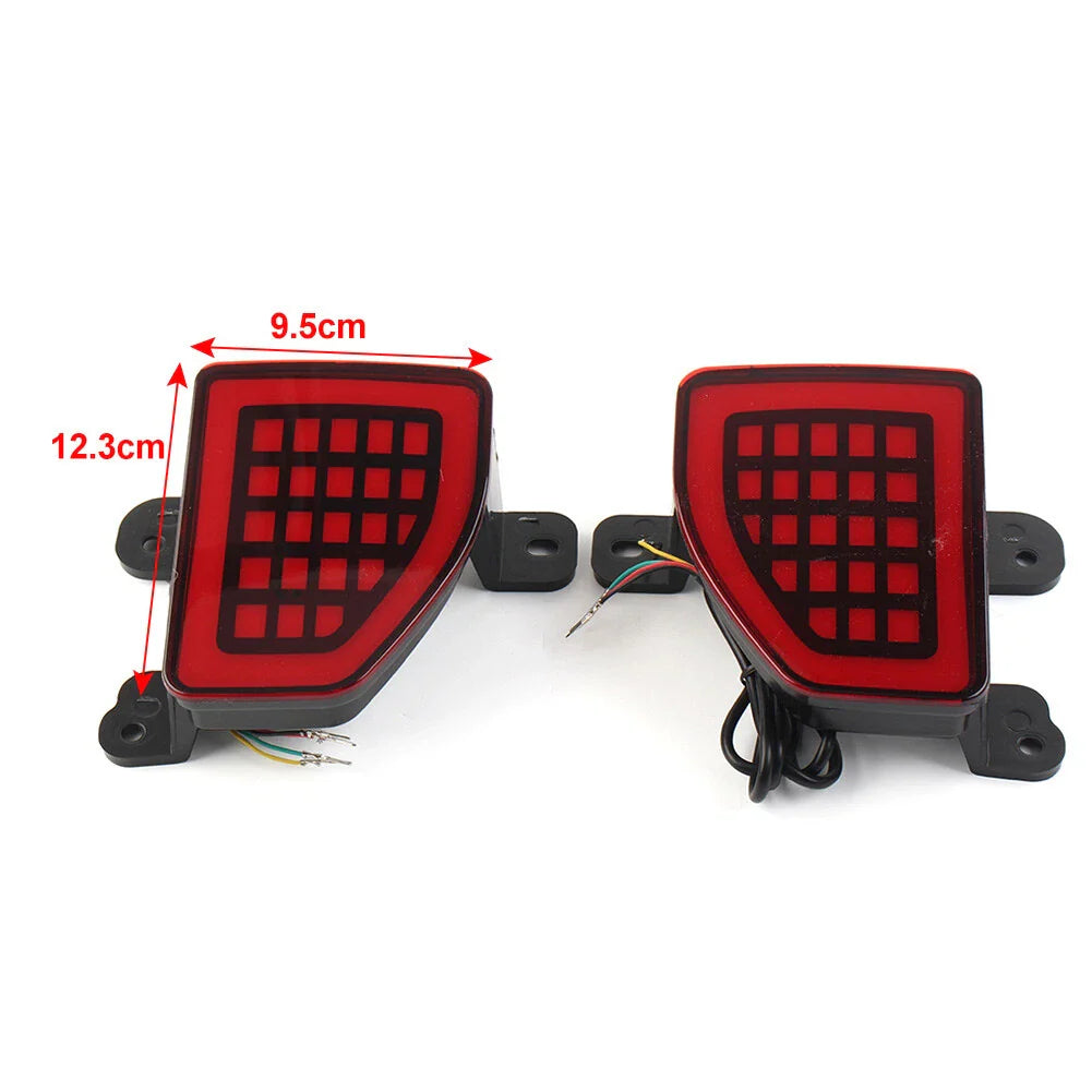 LED Brake Tail Light Sequential Turn Signal Lamp for Jeep Wrangler (2018-2022)