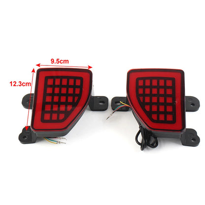 LED Brake Tail Light Sequential Turn Signal Lamp for Jeep Wrangler (2018-2022)