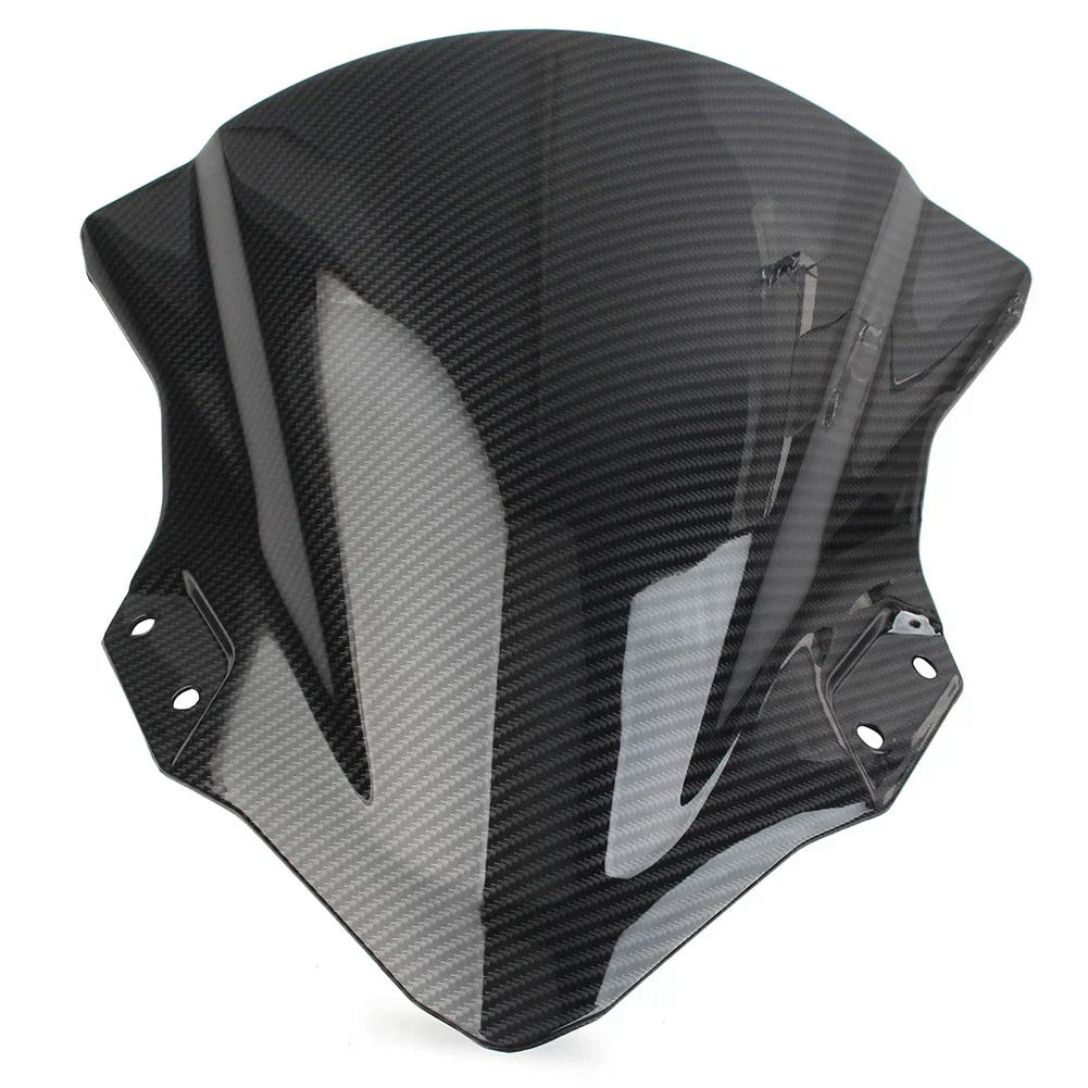 Windshield Shield ABS for Kawasaki Ninja 250 400 (2018-2022) Carbon Fiber Black