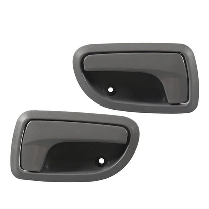 Gray Inside Door Handle Pair for Kia Picanto Morning (2008-2010)