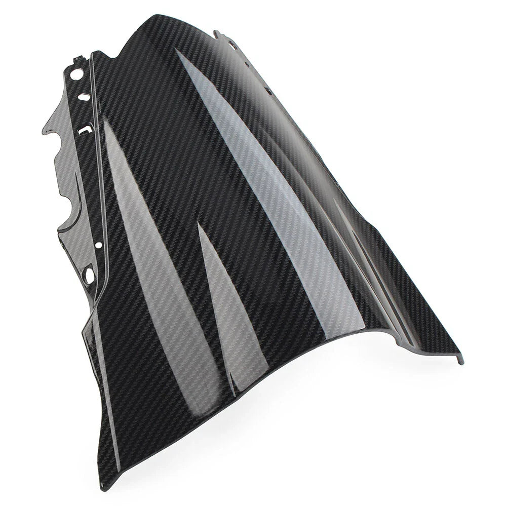 Black Carbon Fiber ABS Windshield for Yamaha YZF-R25 R3 (2014-2018)