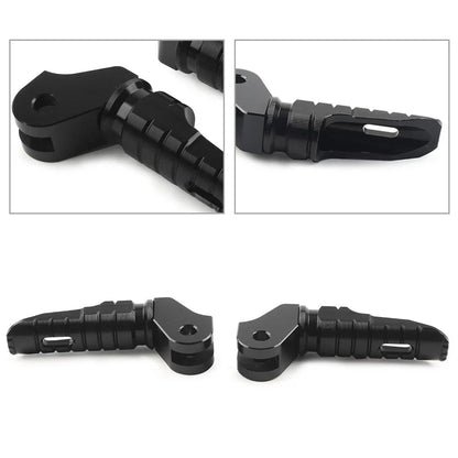CNC Aluminum Front Foot Pegs for T100 T120 (2016-2022) - Black Pair