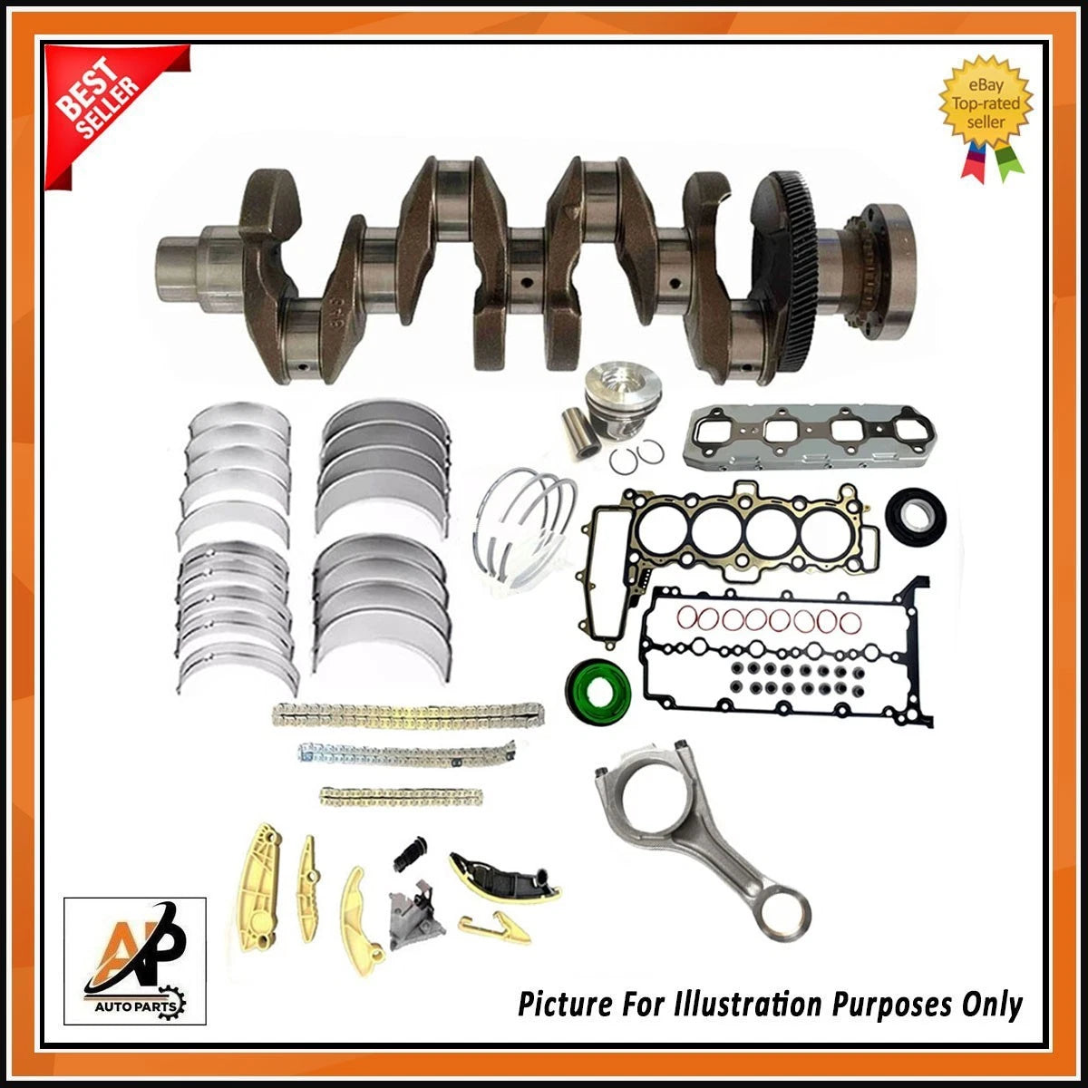 Crankshaft Engine Rebuild Replacement for Land Rover Evoque 2.0D (2016–2021)
