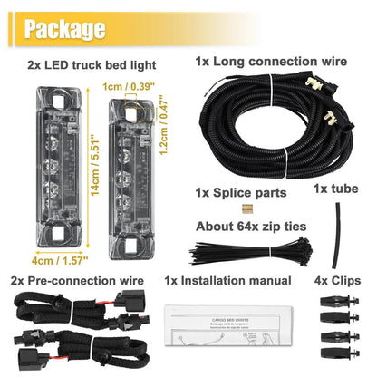 LED Light Kit for Dodge Ram 1500 2500 3500 Cargo Bed (2010-2023)