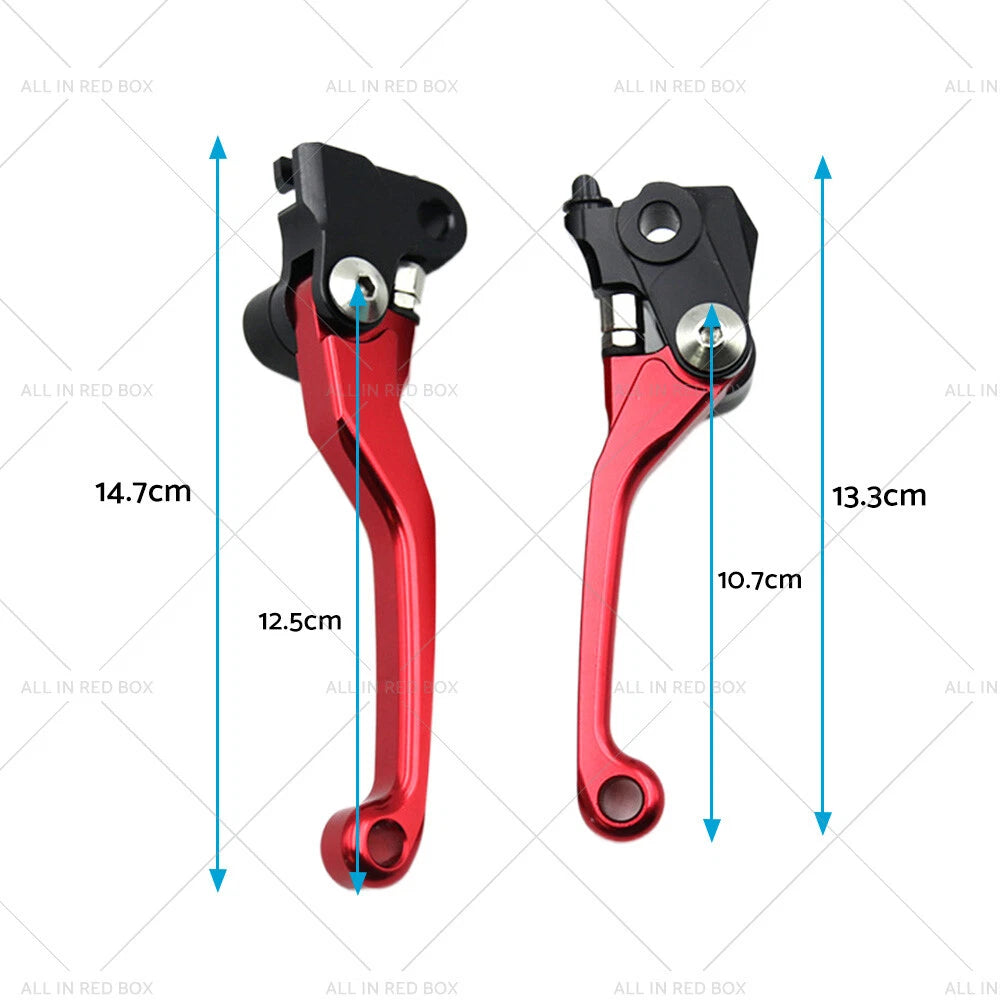 Red Pivot Brake Clutch Lever for Honda CRF250R CRF450R (2007-2012)