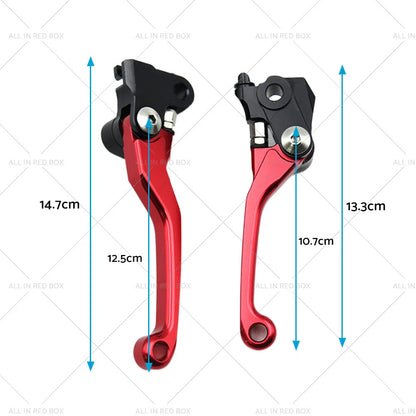Red Pivot Brake Clutch Lever for Honda CRF250R CRF450R (2007-2012)