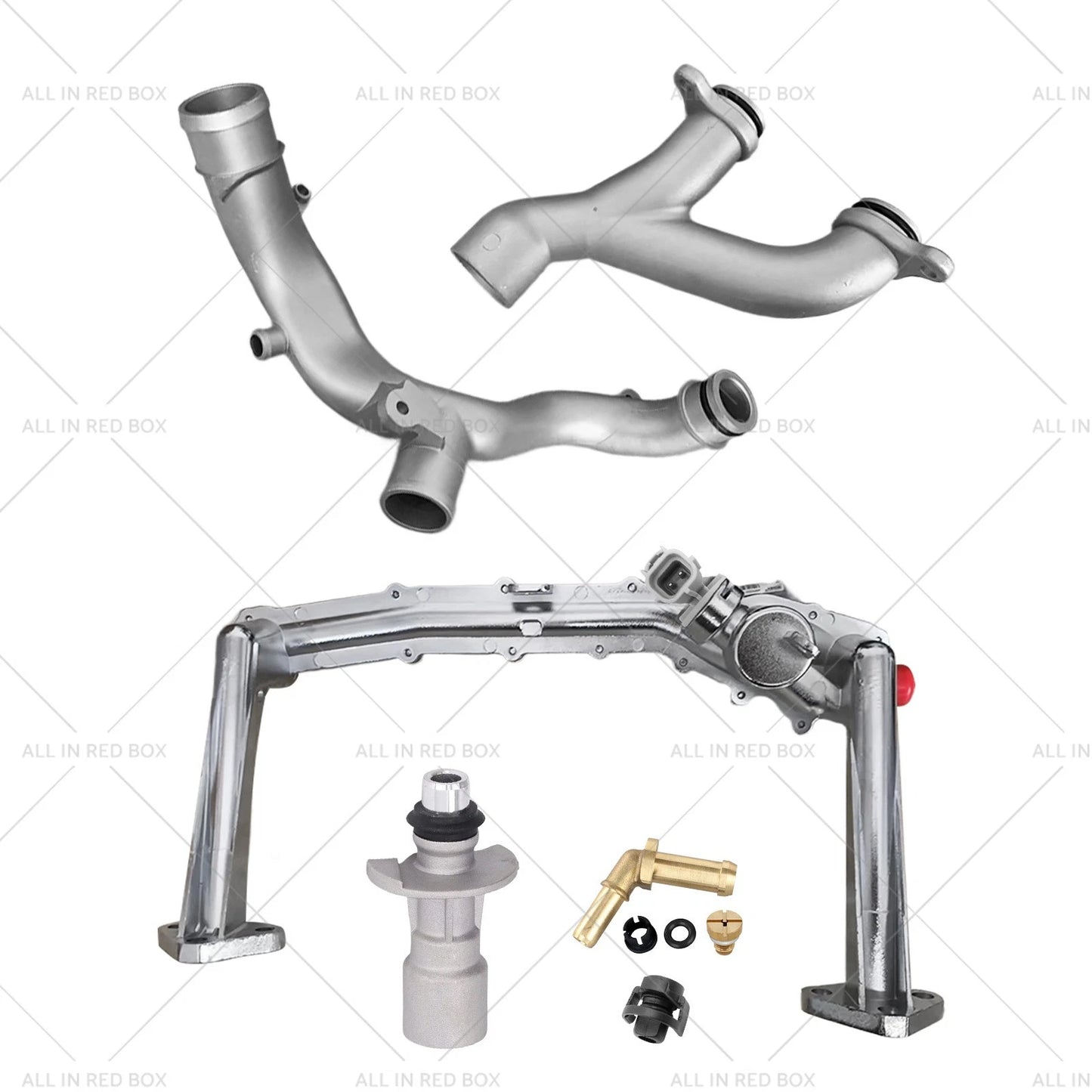 Aluminum Coolant Water Pipe Kit for Jaguar Land Rover (2005-2015)