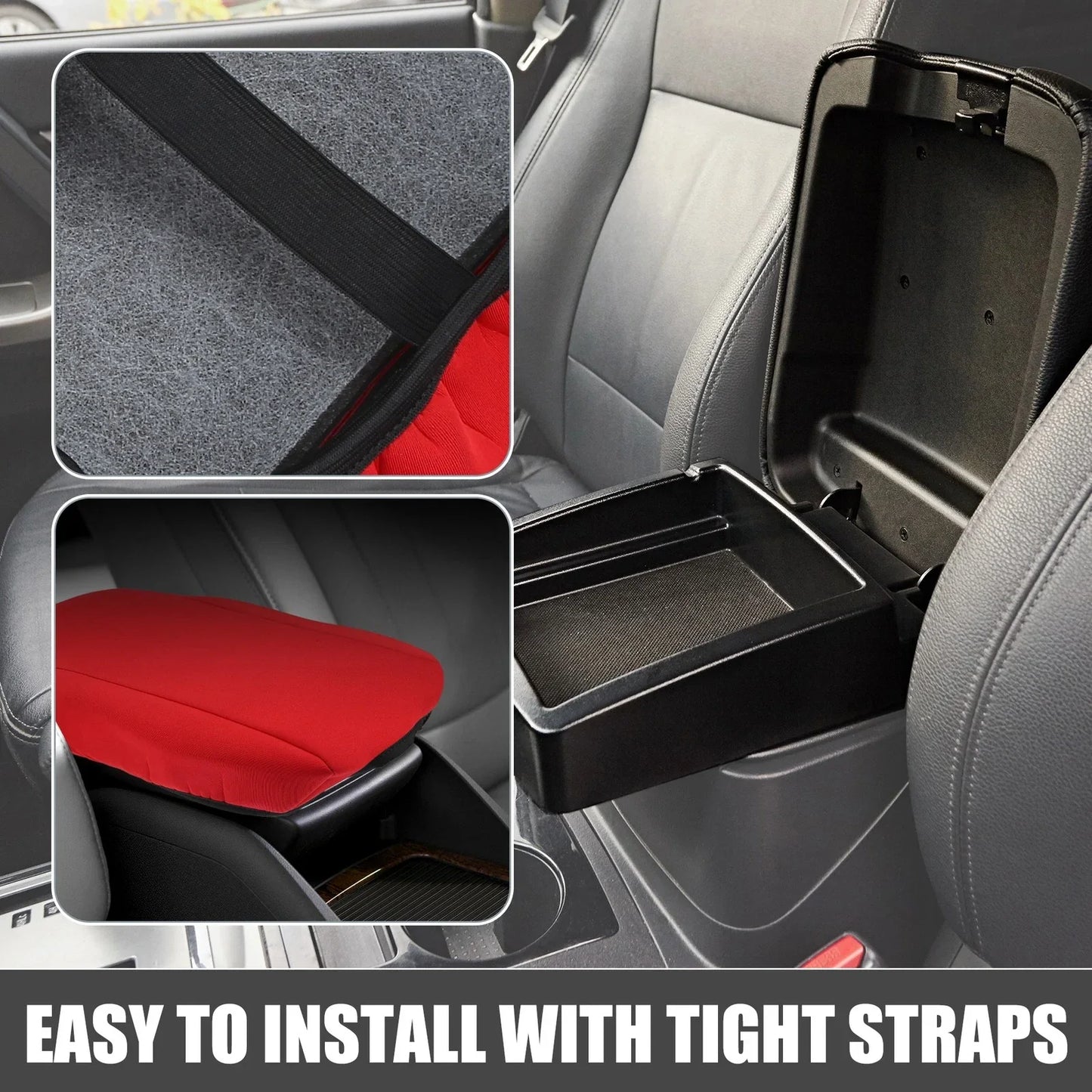 Car Center Console Pad Armrest Seat Box Cover for Dodge Durango (2011-2020)