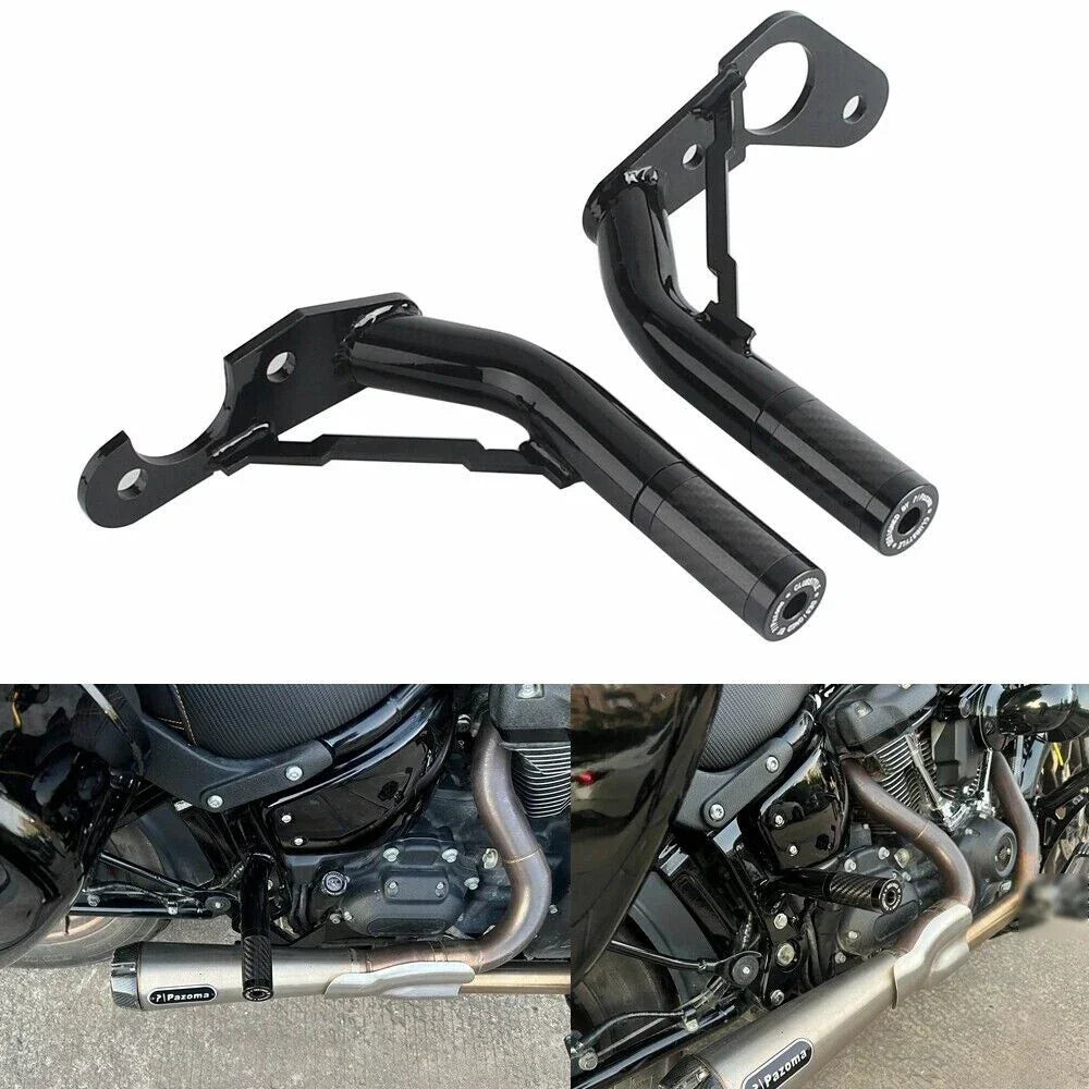 Rear Saddlebag Guard Crash Bar for Harley Softail (2018-2024)