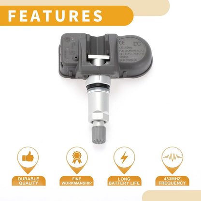 Tire Pressure Sensor 433MHz for Dodge Challenger (2008-2020) 1 x Pc