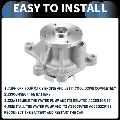 Water Pump with Gasket Kit for Hyundai Accent Creta Elantra (2011-2023)