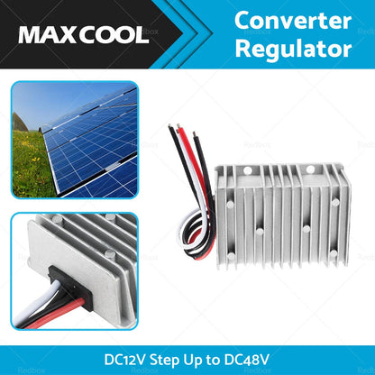 12V to 48V 8A Step-Up Power Converter Regulator Waterproof