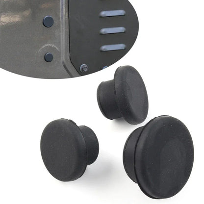 Tailgate Rubber Dust Plugs 3 x for Jeep Wrangler JL (2018 - up) Black