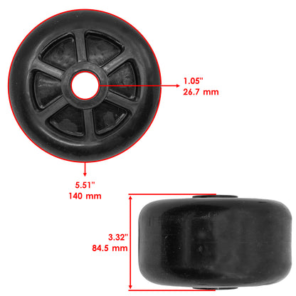 Deck Mower Wheels Replacement for John Deere L1524 L1533 L1534 L330 (2010–2010)