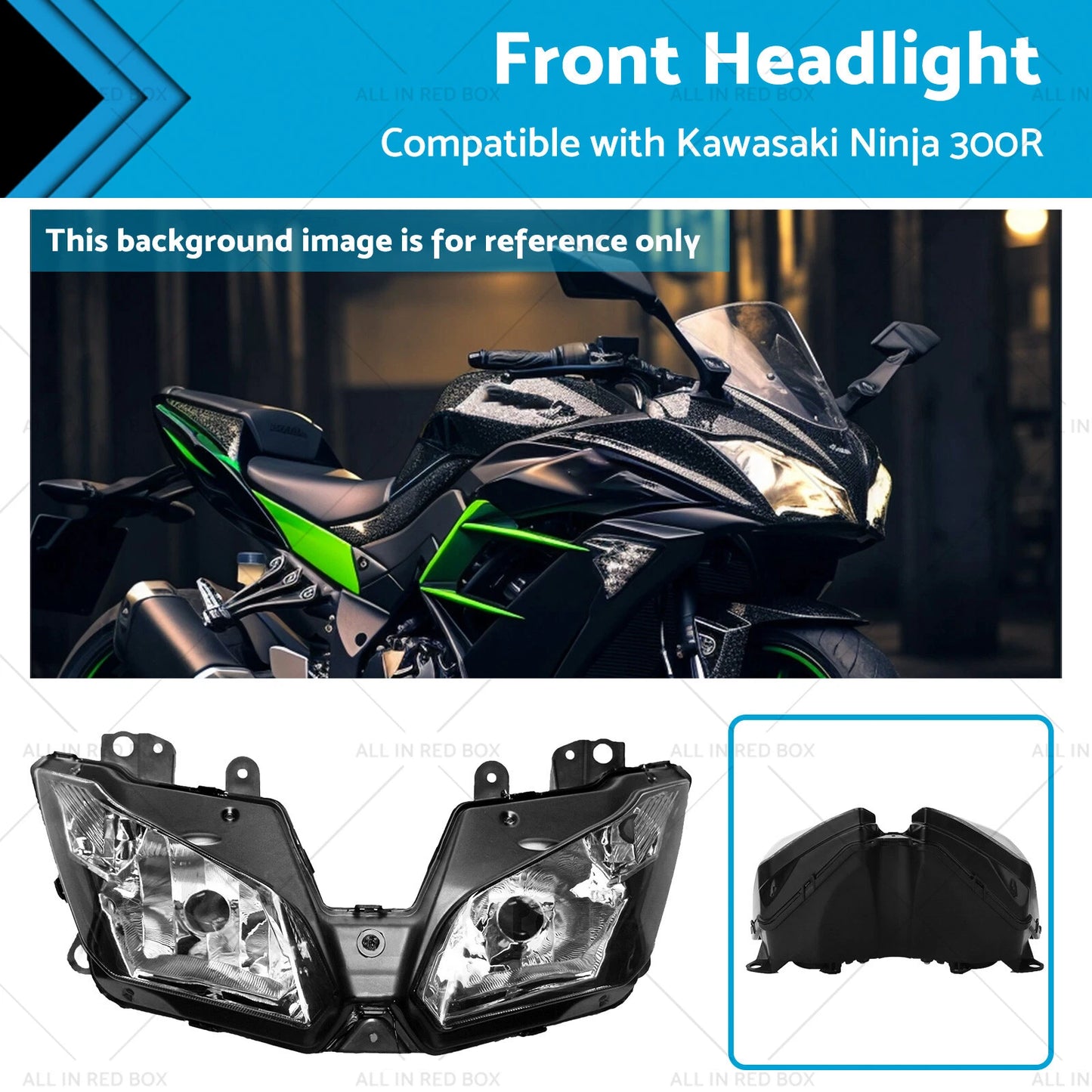 Headlight Assembly for Kawasaki Ninja 300R (2013-2018)