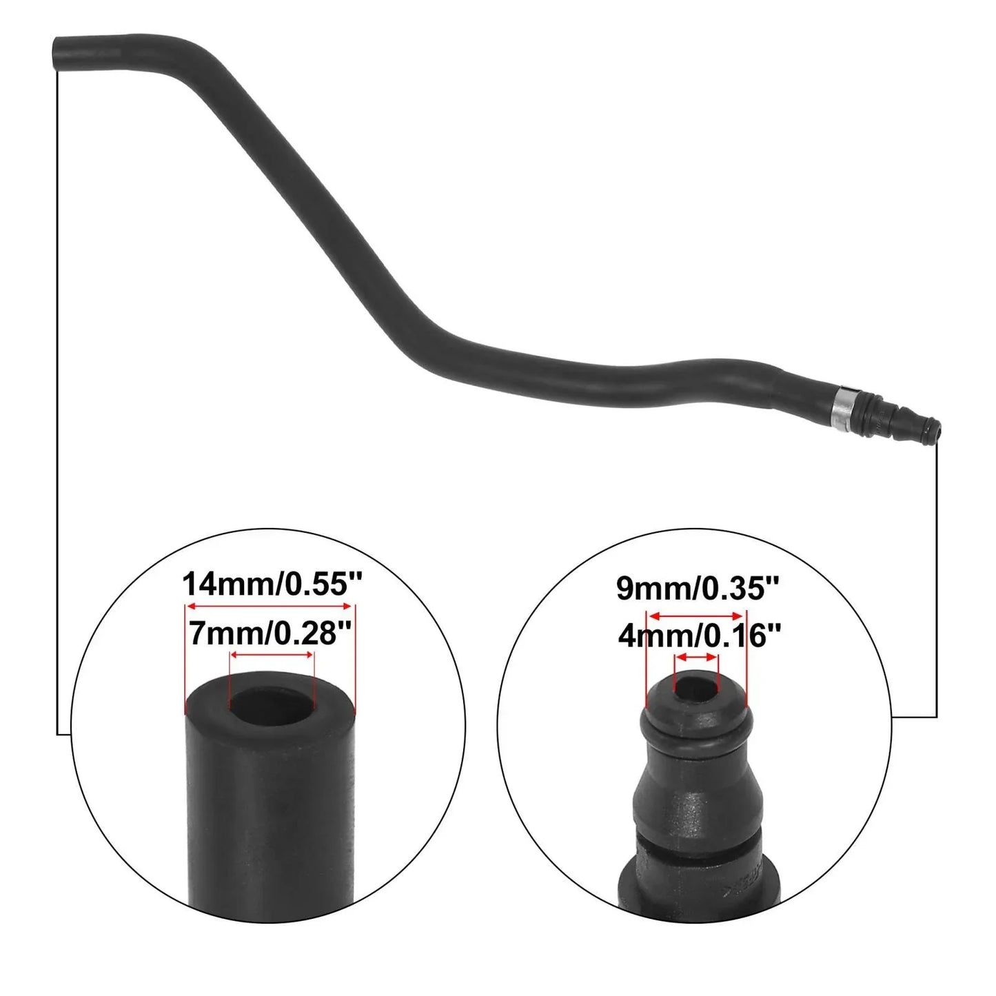 Coolant Breather Pipe Tube for Mercedes-Benz E550 (2007-2009)