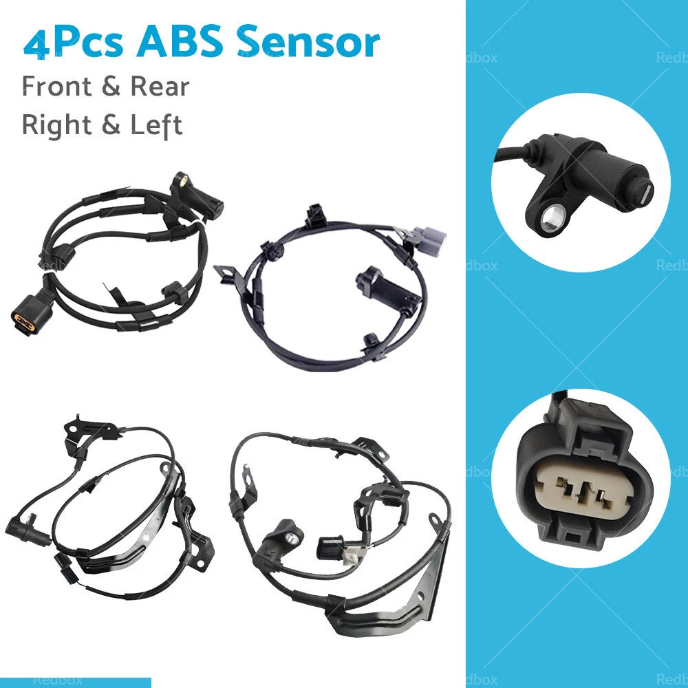 4 x ABS Wheel Speed Sensors for Mitsubishi Triton Pajero (2006-2023)