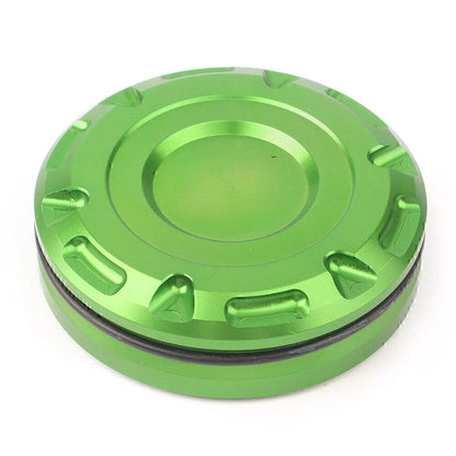 52MM Rear Brake Fluid Reservoir Guard Aluminum Green for Honda Yamaha Suzuki BMW