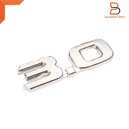 3.0 Chrome Front Door Logo Emblem Badge for Toyota Hilux Vigo (05-20)