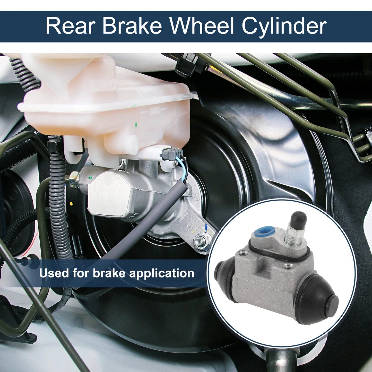 Rear Left Brake Wheel Cylinder for Hyundai Pony / Excel (1989-1995)