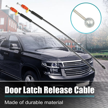 2 x Front Door Handle Latch Release Cables for Chevrolet Silverado (2007-2018)