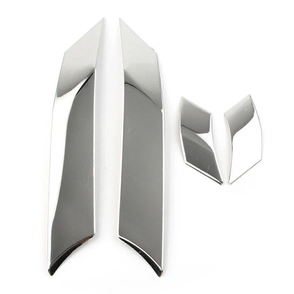 Chrome Door Window A/C Pillar Post Molding Cover for Toyota Rav4 (2019-2021)