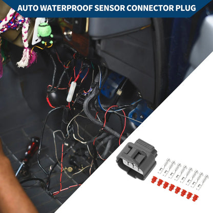 8 Pin Auto Waterproof Sensor Connector Plug for Honda - 1 Set ()