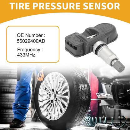 Tire Pressure Sensor 433MHz for Dodge Challenger (2008-2020) 1 x Pc