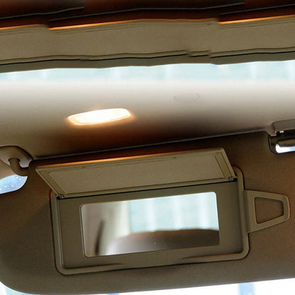 Gray Left Side Sun Visor Mirror Frame Cover for Mercedes S-Class (1998-2005)