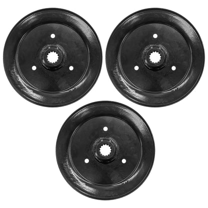 Deck Spindle Pulley Replacement for Exmark Lazer Z LZAS20 LZE730 (2000–2000)