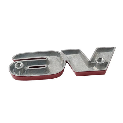 Universal Metal V6 Logo Car Fender Trunk Engine Emblem Badge Red