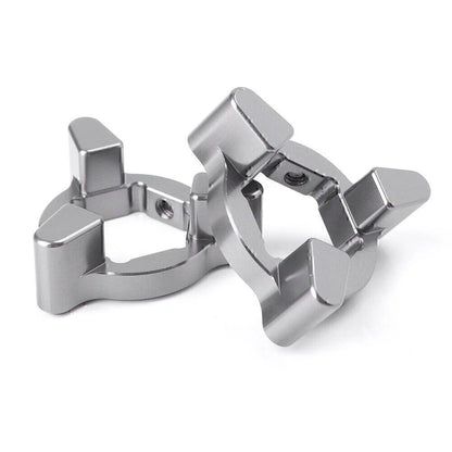 19mm Grey Anodized Fork Preload Adjusters for Universal Motor