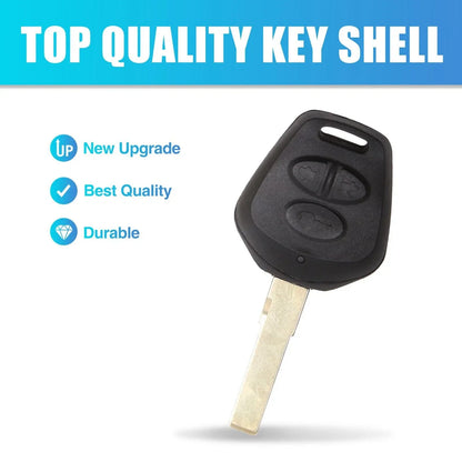 Car Key Fob Shell Case for Porsche Cayenne 911 996 Boxster S 986 (2003-2012)