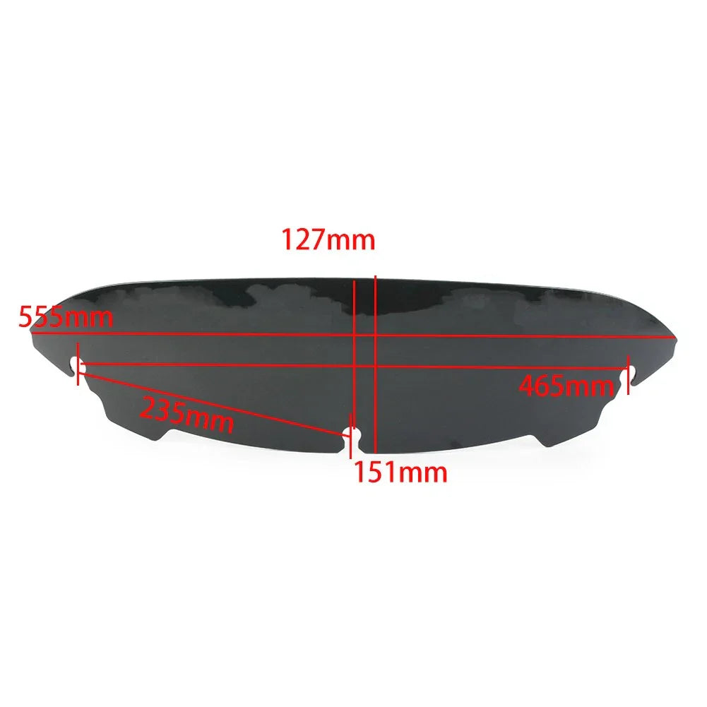 4.5" Wave Windshield for Harley Davidson Touring Street Glide (2014-2023)