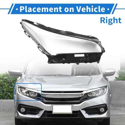Car Front Right Headlight Lens Cover for Lexus NX200/NX300h (2014-2020)