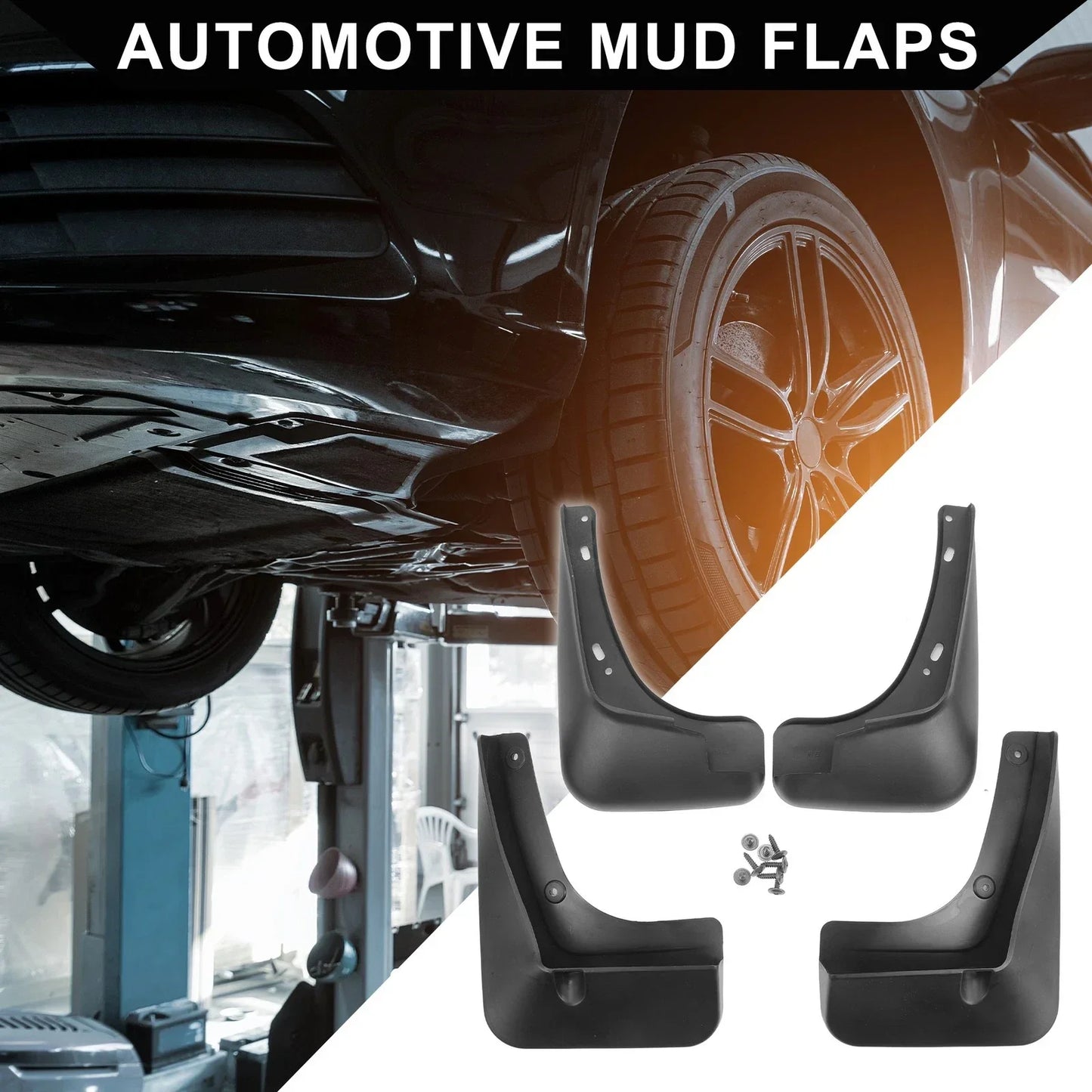 Mud Flap Splash Guards for Chevrolet Malibu Hybrid (2016-2023)