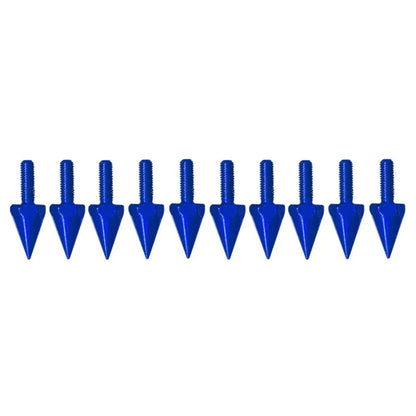 10Pcs Blue Windshield Screws & 5MM Bolts for Motorcycle