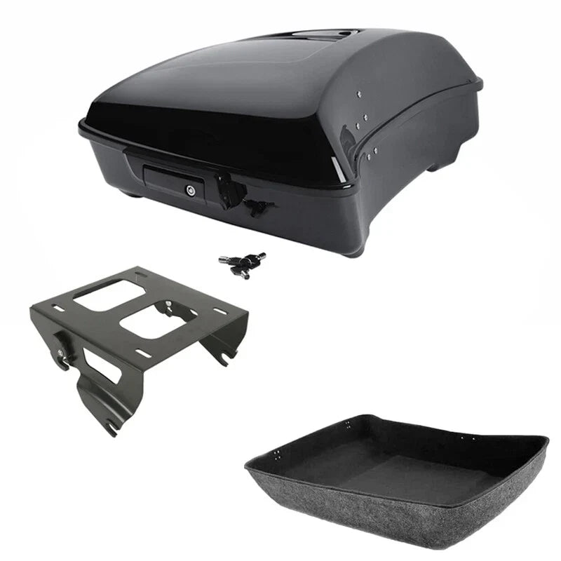 Chopped Trunk Solo Mount Rack for Harley Touring Road Glide (2014-2025)