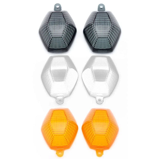 2 x Clear Turn Signal Indicator Light Lens for Suzuki SV650 (2003-2016)