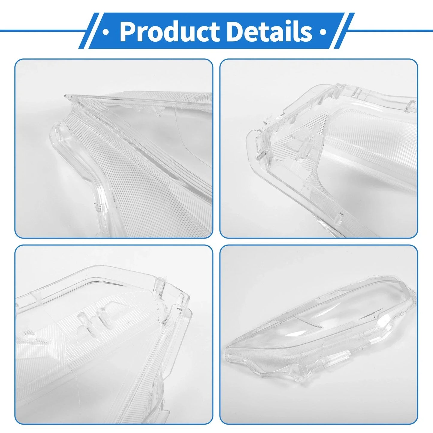 Car Front Right Headlight Lens Cover for Honda Civic (2016-2018)