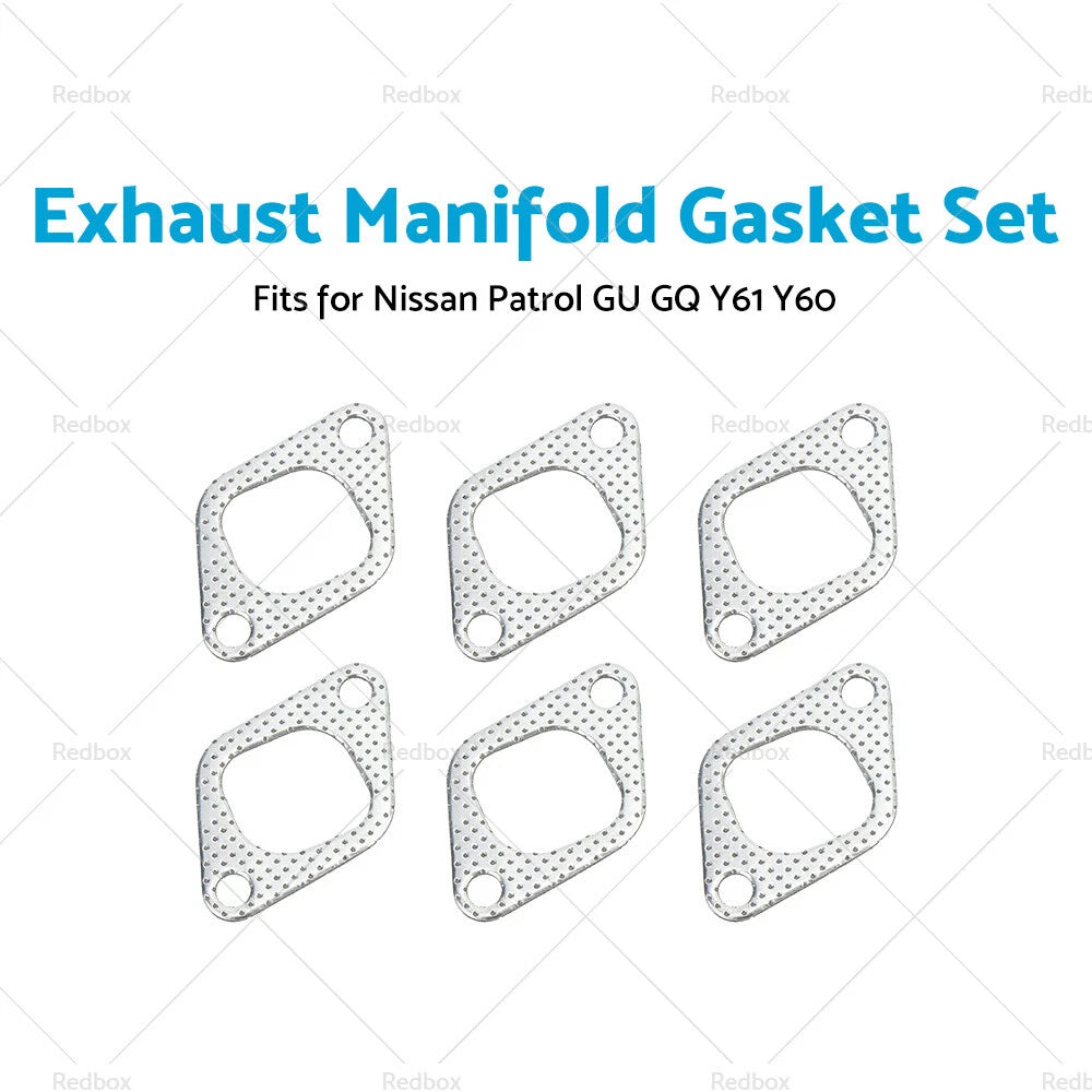 Exhaust Manifold Gasket Set for Nissan Patrol GQ GU 4.2LT TB42 TD42 (1997-2016)